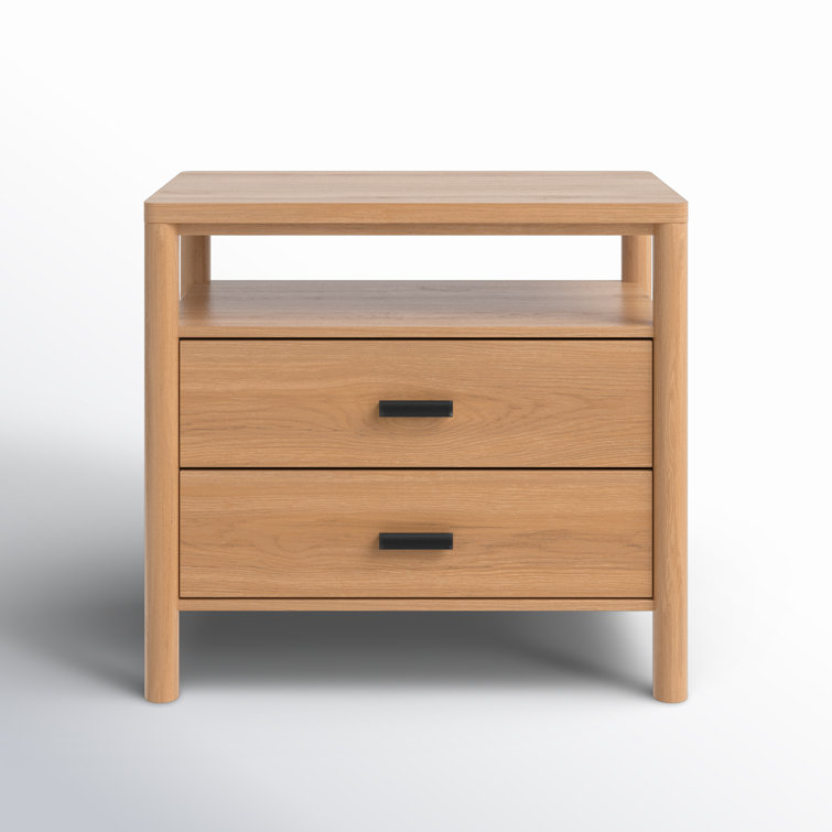 Kaplan Wood Nightstand Joss Main Color Natural